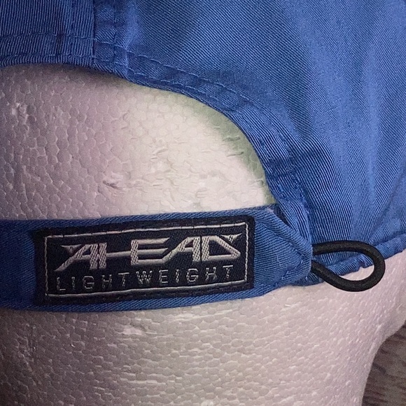 Mens Blue Ahead Classic Cut Adjustable Hat w/ Drum Embroidered - Picture 6 of 9